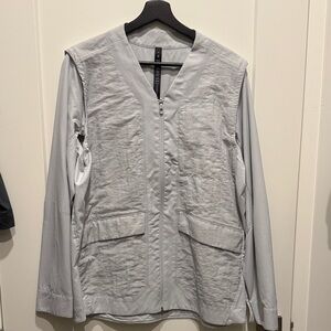 Lululemon Light Gray Zip-Up Jacket